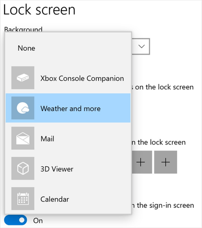 Choose Apps for Detailed and Quick Status on Windows 10 Lock Screen-lock-screen-settings-windows-10.png