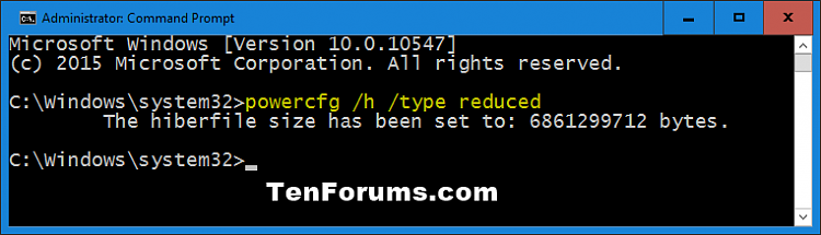 Specify Hiberfile Type as Full or Reduced in Windows 10-powercfg_type_reduced.png
