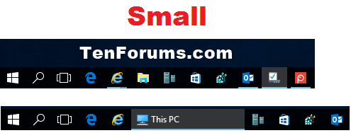 Use Large or Small Taskbar Buttons in Windows 10-small_taskbar_icons.png