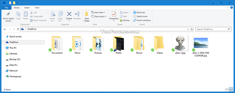 Choose Folders for OneDrive Selective Sync in Windows 10-onedrive.png