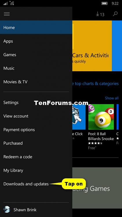 Store - Check for App Updates in Windows 10 Mobile Phone-phone_check_for_updates_store-3.jpg