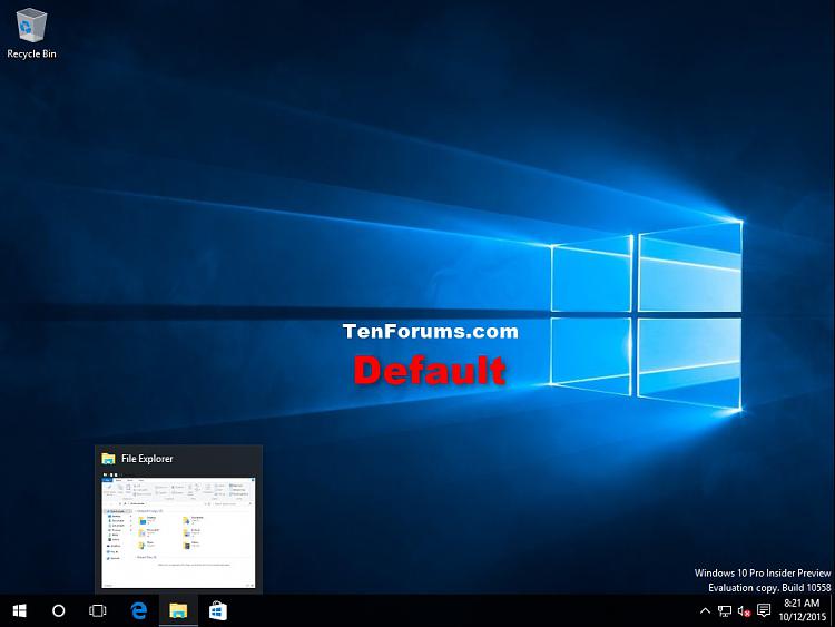 Change Size of Taskbar Thumbnails in Windows 10-default_size_taskbar_thumbnail_preview.jpg