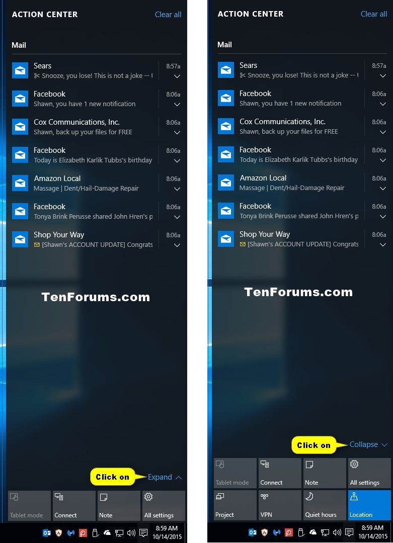 action center windows 10 not opening action center windows 10 not opening