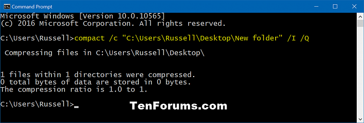 Compress or Uncompress Files and Folders in Windows 10-compress_only_folder_command.png