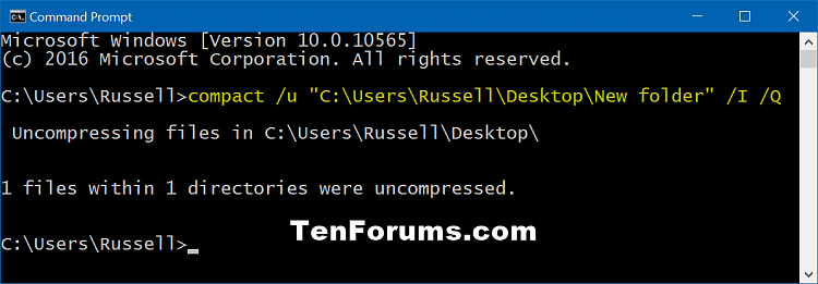 Compress or Uncompress Files and Folders in Windows 10-uncompress_only_folder_command.png