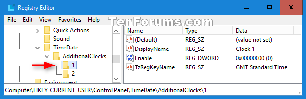 Add or Remove Additional Time Zone Clocks on Taskbar in Windows 10-additional_clock_1_registry.png