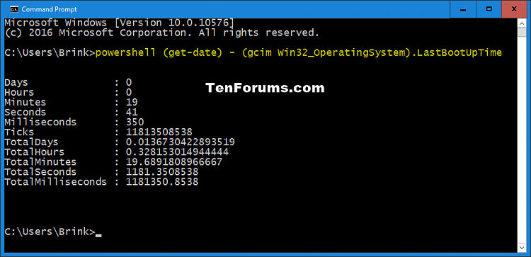 Find System Uptime in Windows 10-uptime_command_prompt.png