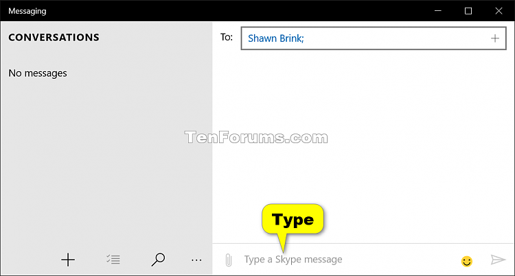 Messaging app - Send SMS Text Message on Windows 10 PC-new_text_message-4.png