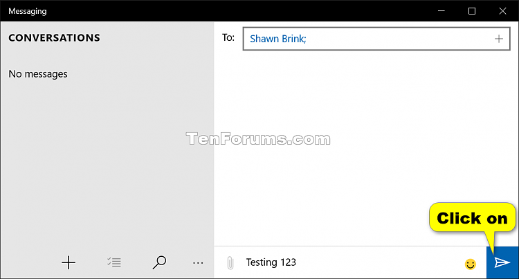 Messaging app - Send SMS Text Message on Windows 10 PC-new_text_message-5.png