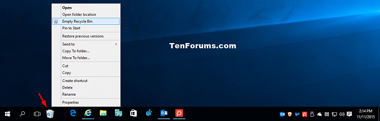 Pin Recycle Bin to Taskbar in Windows 10-recycle_bin_on_taskbar.png