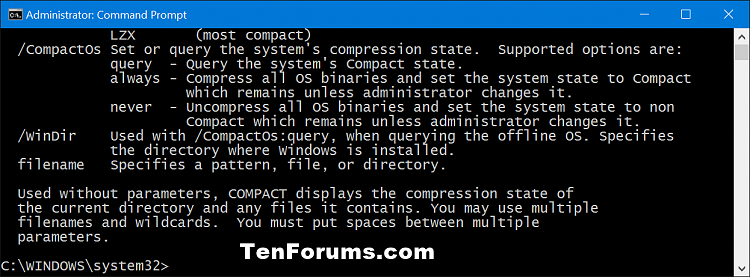 Compress or Uncompress Windows 10 with Compact OS-compact-2.png