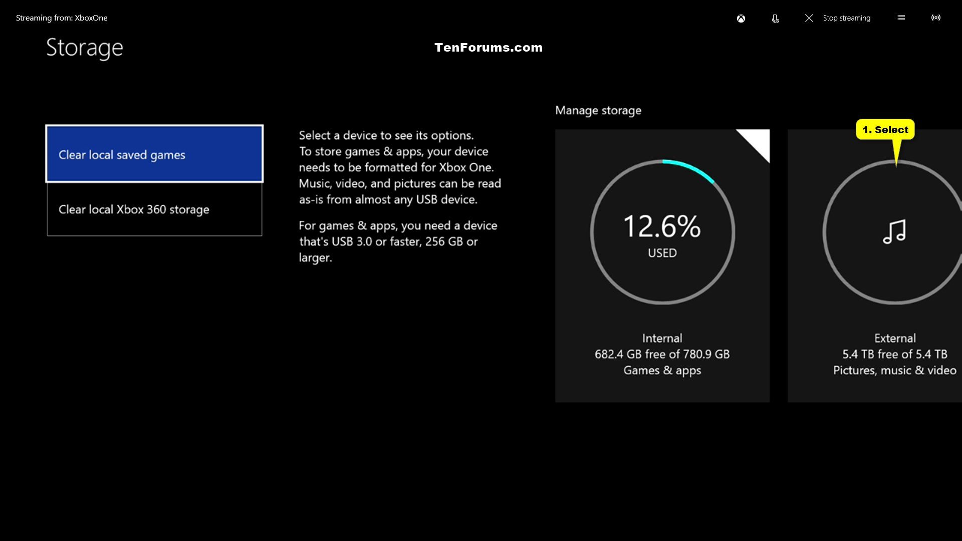 Set Up External Storage On Xbox One Tutorials