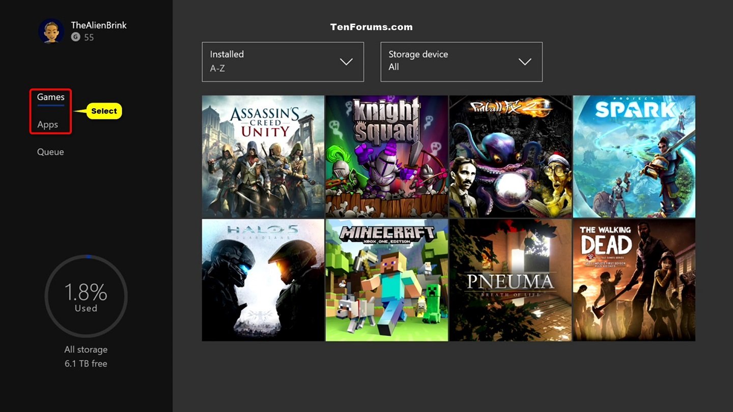 Uninstall Xbox One Games and Apps | Tutorials