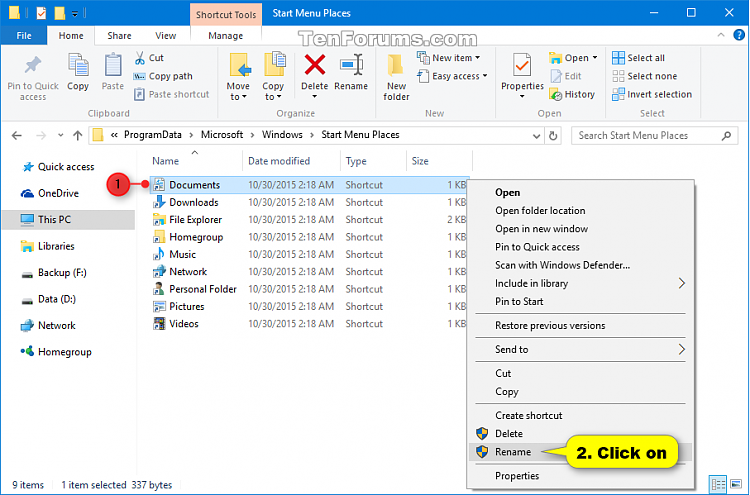 Customize Start List Folders in Windows 10-start_menu_places_rename-1.png