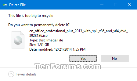 what happens if you delete the recycle bin