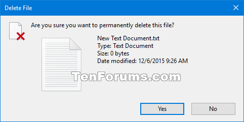Set Recycle Bin to Permanently Delete Files Immediately in Windows 10-recycle_bin_permanently_delete.png