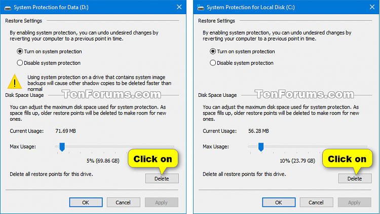 Delete System Restore Points in Windows 10-delete_restore_points-4.png