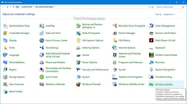 Add Windows Update to Control Panel in Windows 10-wiindows_update_in_control_panel.png