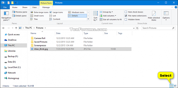 Change Folder View Layout in Windows 10-folder_view_layout_toolbar-2.png