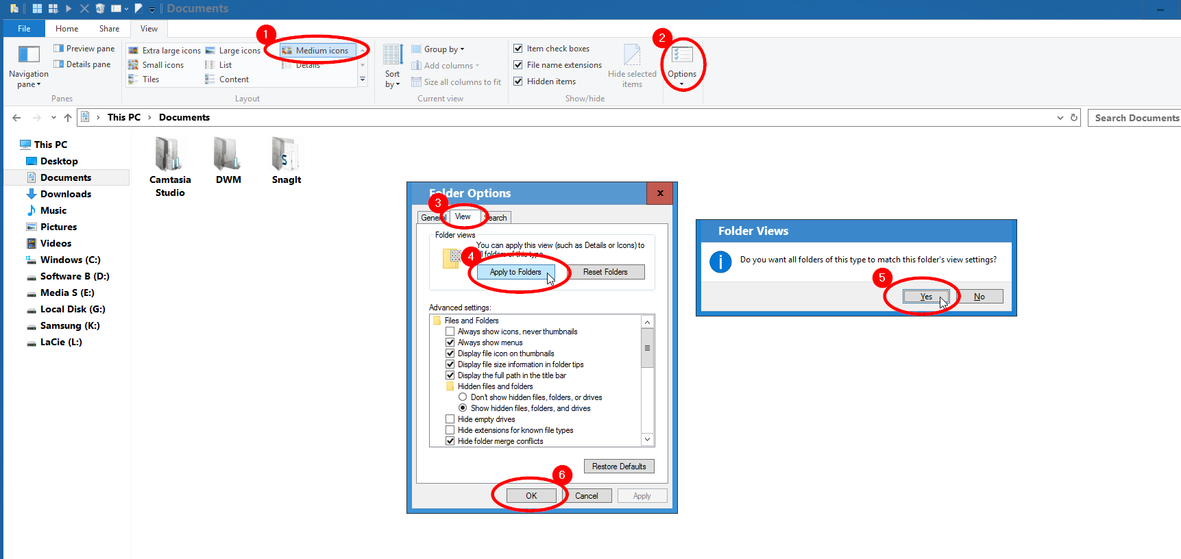 Change Folder View Layout In Windows 10 Tutorials