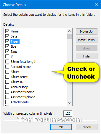 Change Sort by View of Folder in Windows 10-choose_details.png