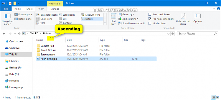 Change Sort by View of Folder in Windows 10-folder_view_sort_by_details_column-2.png