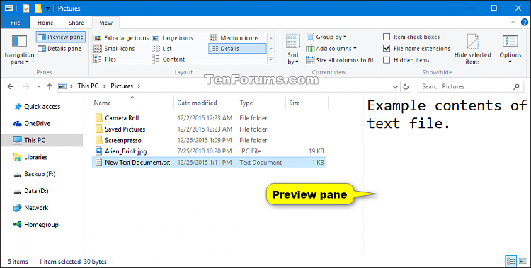 Show or Hide Preview Pane in File Explorer in Windows 10-preview_pane-1.png