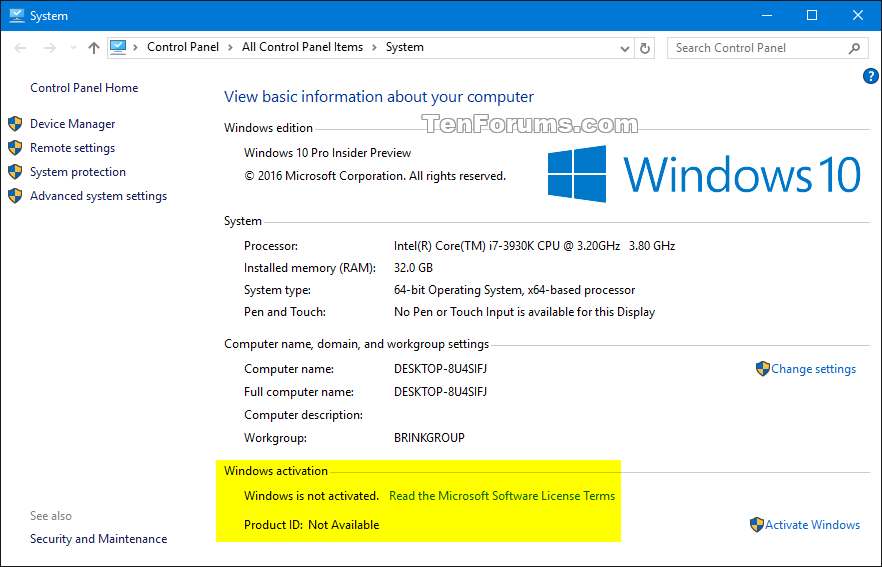 Product Key Uninstall To Deactivate Windows 10 Windows 10