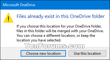 onedrive unlink account windows link microsoft folder location drive move tutorials select below click tap browse screenshot use