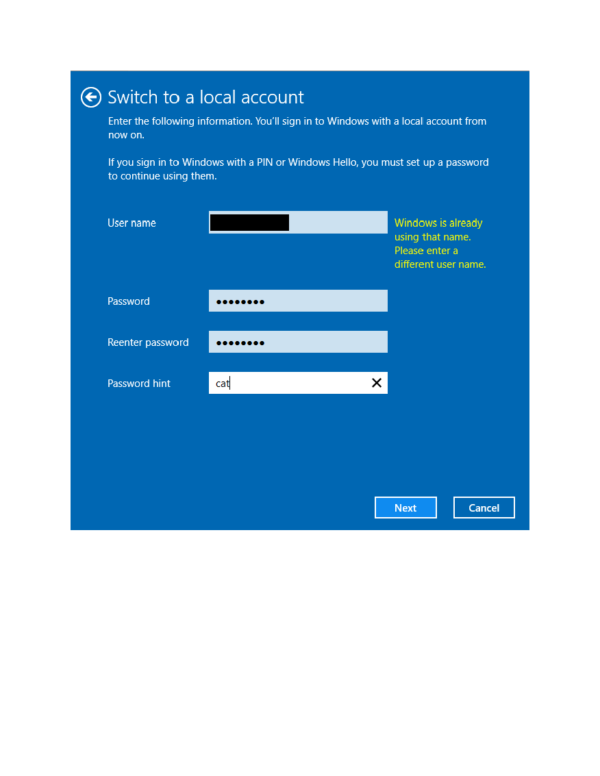 Switch to Local Account in Windows 10 - Page 5 - | Tutorials