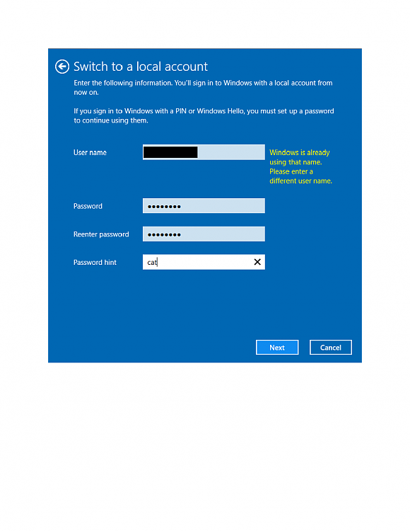 Switch to Local Account in Windows 10 - Page 5 - | Tutorials