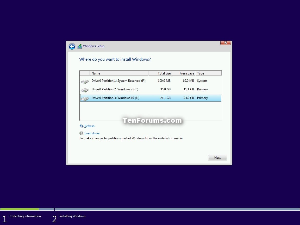 download windows 10 usb size