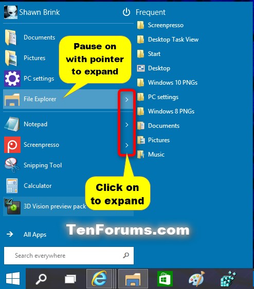 Turn On or Off Open Start Menu Submenus in Windows 10-2-start_menu.jpg