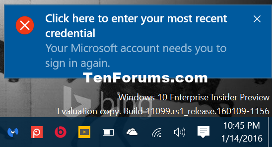 Fix Click here to enter your most recent credential in Windows 10-click_here_to_enter_your_most_recent_credential.png