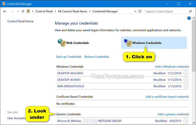 Fix Click here to enter your most recent credential in Windows 10-windows_credentials-1.png