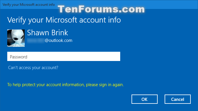 Fix Click here to enter your most recent credential in Windows 10-verify_your_microsoft_account_info.png