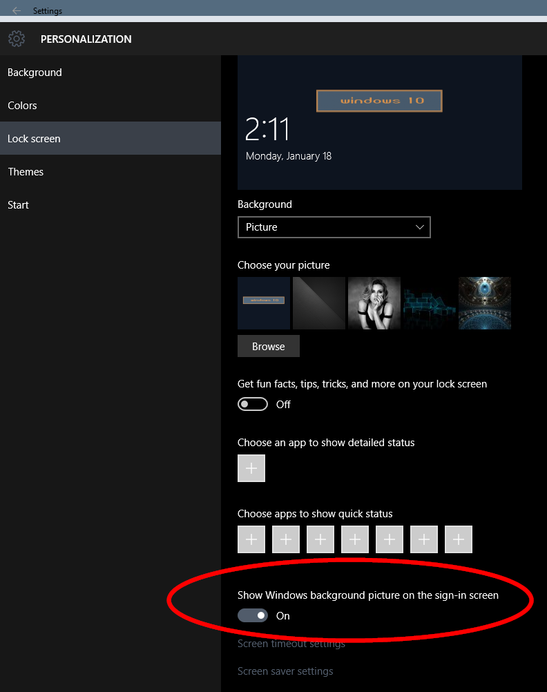 Change Lock Screen Background in Windows 10 - Page 7 - | Tutorials