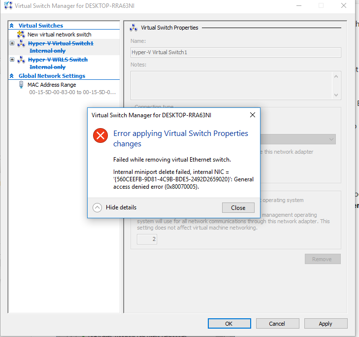 Hyper-V virtualization - Setup and Use in Windows 10-del-switches-error.png