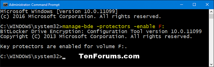 Suspend or Resume BitLocker Protection for Drive in Windows 10-resume_bitlocker_protection_command.png