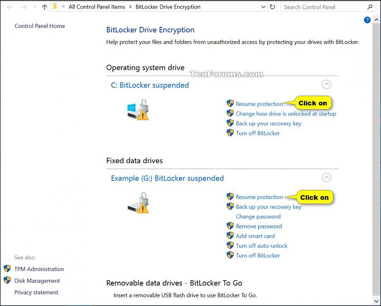 Suspend or Resume BitLocker Protection for Drive in Windows 10-resume_bitlocker_protection-1.jpg