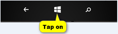 MAC Address of Windows 10 Mobile Phone - Find-start.png