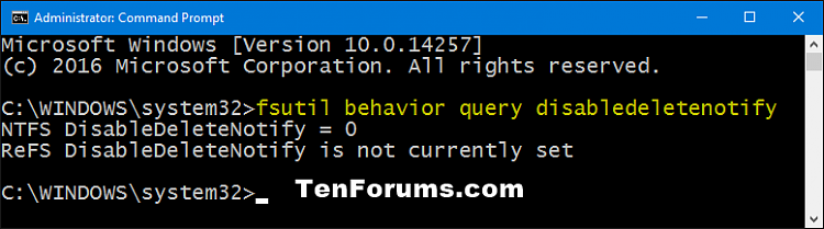 Enable or Disable TRIM Support for Solid State Drives in Windows 10-verify_trim_support-2.png