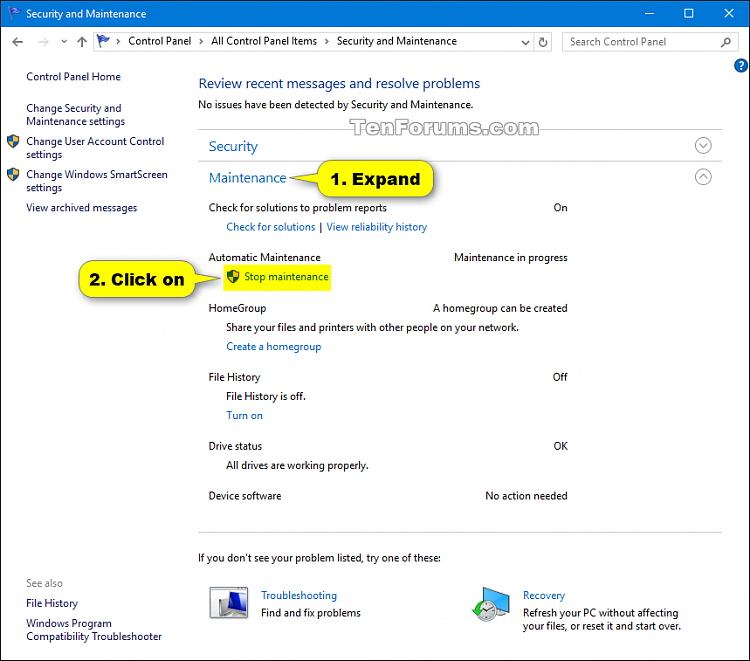 Manually Start or Stop Automatic Maintenance in Windows 10-stop_automatic_maintenance_control_panel.png