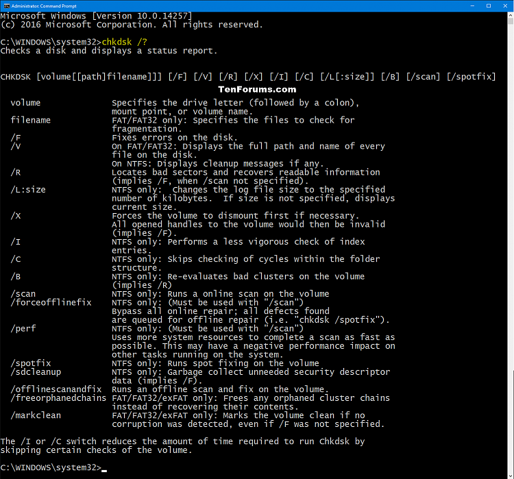 Drive Error Checking in Windows 10-chkdsk_command.png