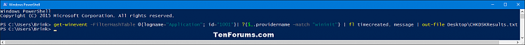 Read Chkdsk Log in Event Viewer in Windows 10-chkdsk_results_powershell-1.png