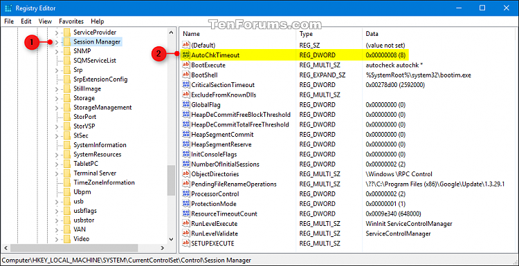 Change Chkdsk AutoChk Countdown Time at Boot in Windows 10-autochktimeout_registry-1.png
