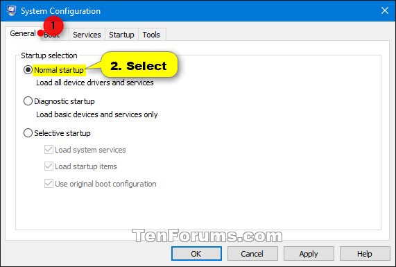 Perform a Clean Boot in Windows 10 to Troubleshoot Software Conflicts-normal_boot-1.png