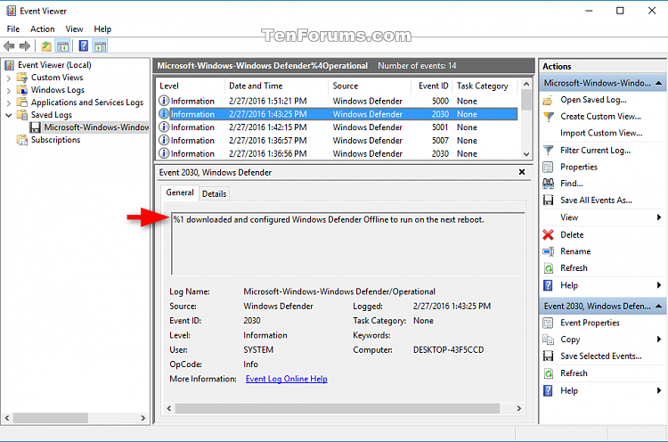 How to Run a Microsoft Defender Offline Scan in Windows 10-windows_defender_offline_event_logs-2.png