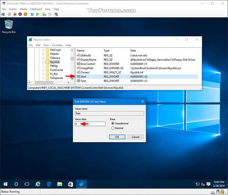 Remove Floppy Disk Drive in Windows HyperV Virtual Machine Tutorials
