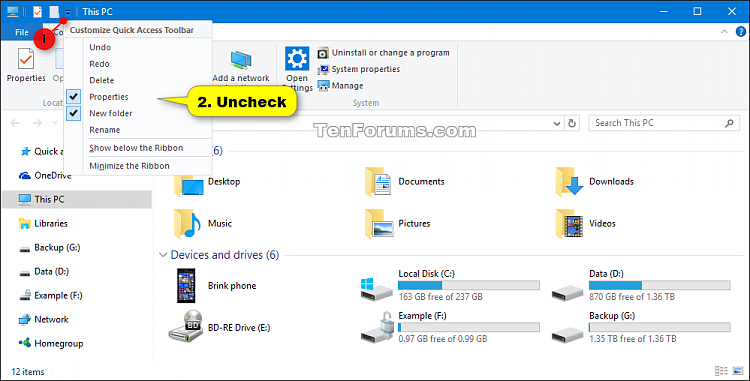 Add or Remove Quick Access Toolbar Items in Windows 10 File Explorer-file_explorer_qat-2.png